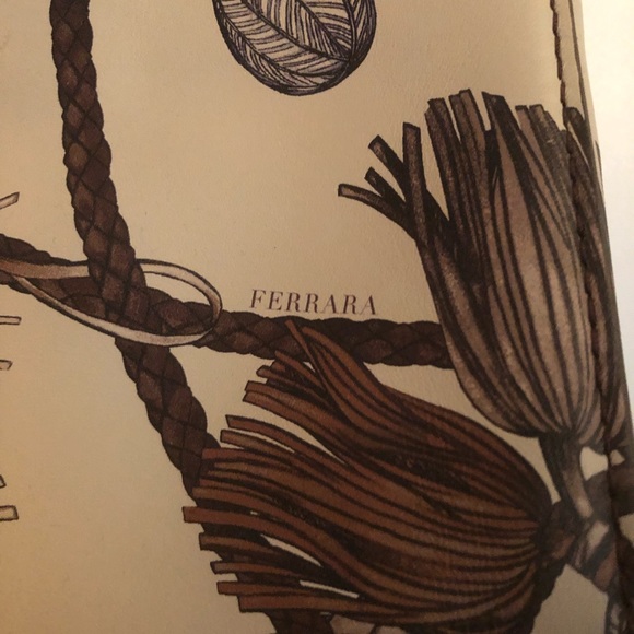 Brighton Ferrara Tassel Print Leather Tote - Picture 4 of 8